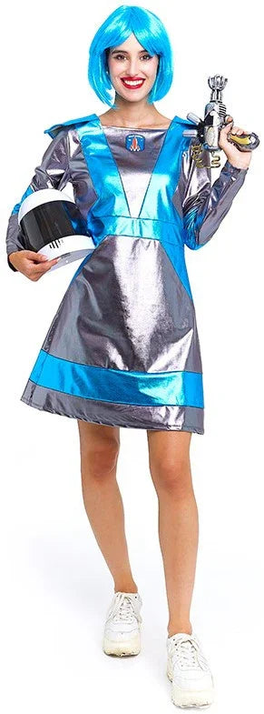 Disfraz de Viajera Galáctica para Mujer Astronautas Partilandia